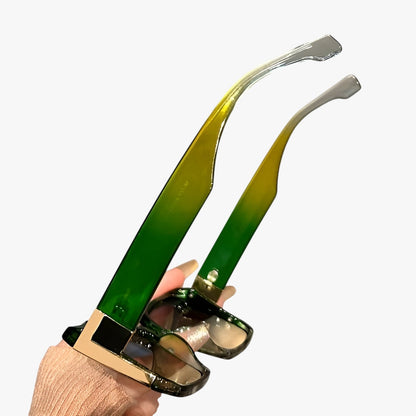 Laina – Stilige overdimensjonerte solbriller med gradientlinser