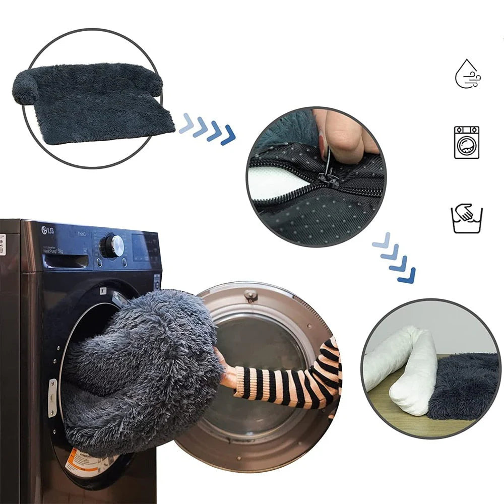 ComfyPaws - Sovesofa for kjæledyr med ergonomisk støtte og avslapning