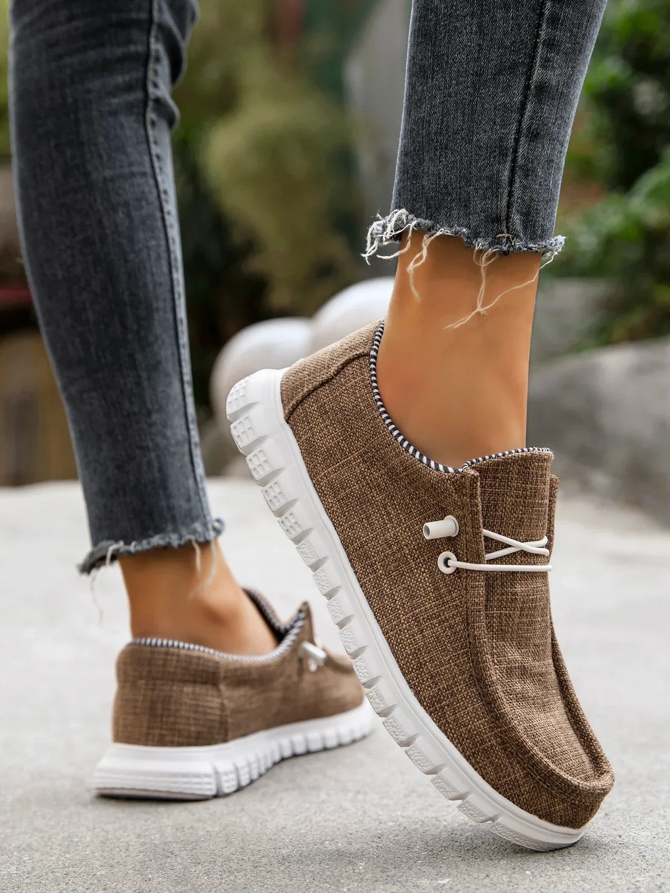 Gemma - Slip-On Loafer med sklisikker såle