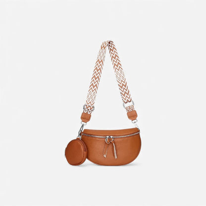 Emma – Skulderveske med avtagbare stropper og glidelåslommer