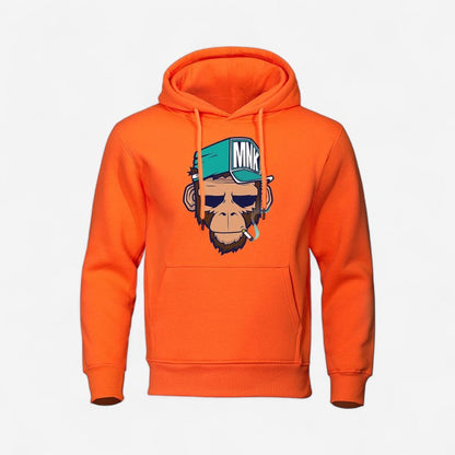 Alex – Hettegenser med Lange Ermer, Frontlommer og Ribbekanter