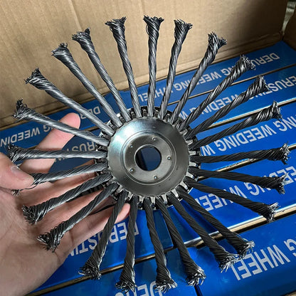 WeedBlade – Kraftig Ugressbørste med 36 Metallhoder