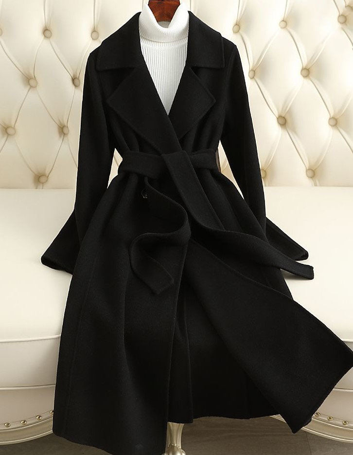 Inez - Lang kåpe med vendbart design