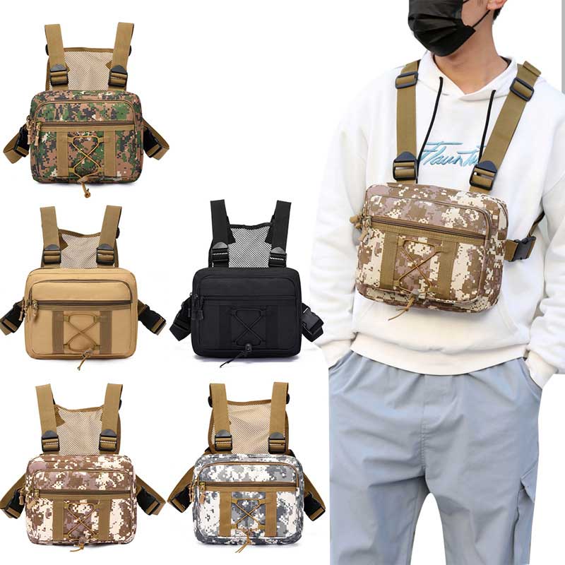 RidgeCore - Tactical brystet Rigg Veske med justerbar skulderreim