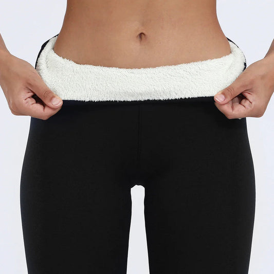 Emma - Koselige fleecefôrede leggings med høy midje og lommer