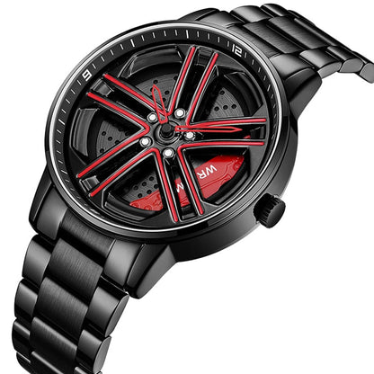 SpinTime - Spinnhjulsklokke med 3D-rotasjon i hul form