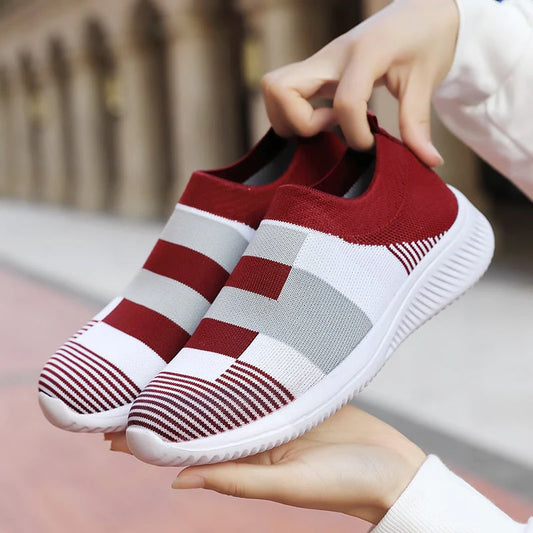 Aurora - Trendy slip on loafere med overlegen komfort og hælstøtte