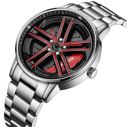 SpinTime - Spinnhjulsklokke med 3D-rotasjon i hul form