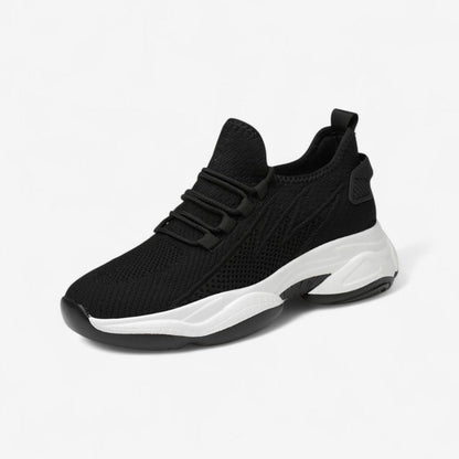 Atlas – Snøresko med Rund Tupp og Mønstret Såle