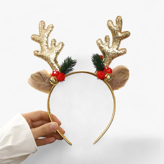 JollyBelle - Lett julepannebånd med gevir