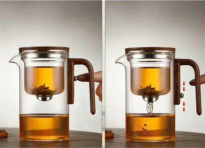 TeaFlow - Elegant Tekanne med Innovativ Magnetisk Vannstyring