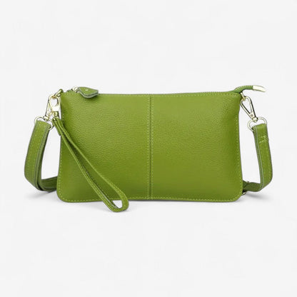 Ashley – Håndveske med spennestrå og glidelåslommer