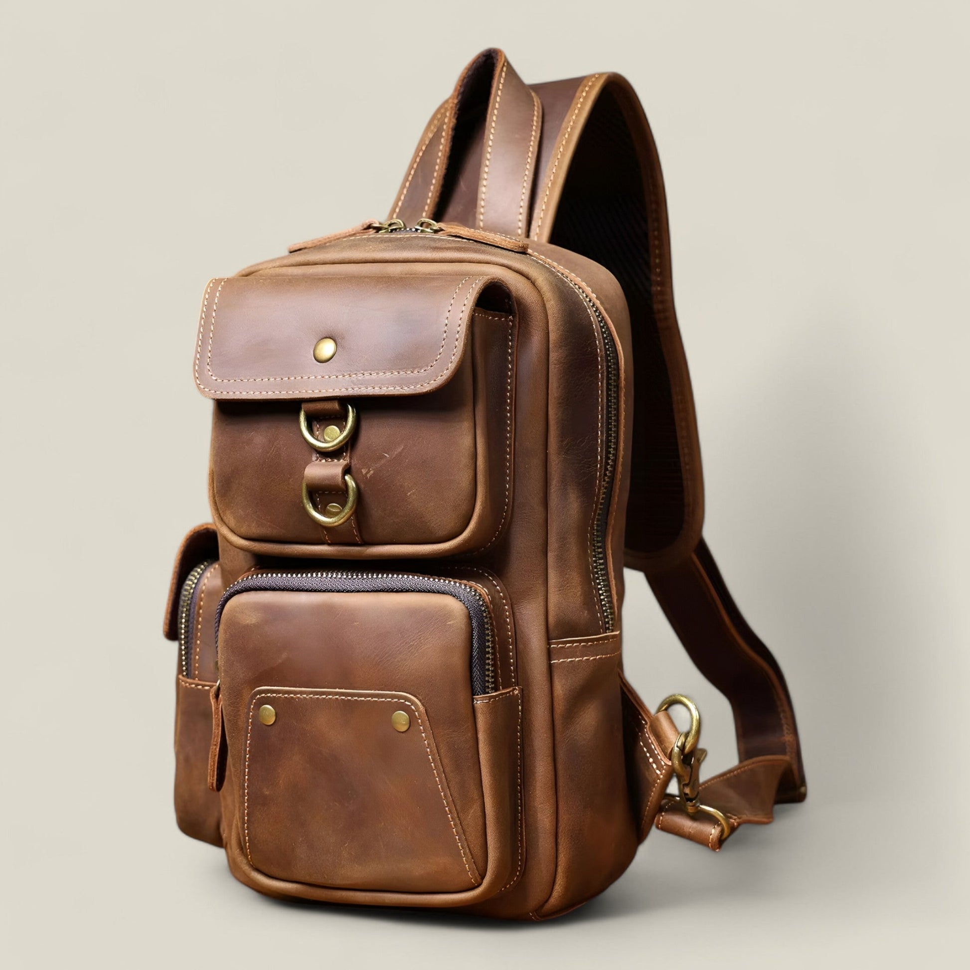Ely - Elegant Vintage-Inspired Skulderveske Dame-1