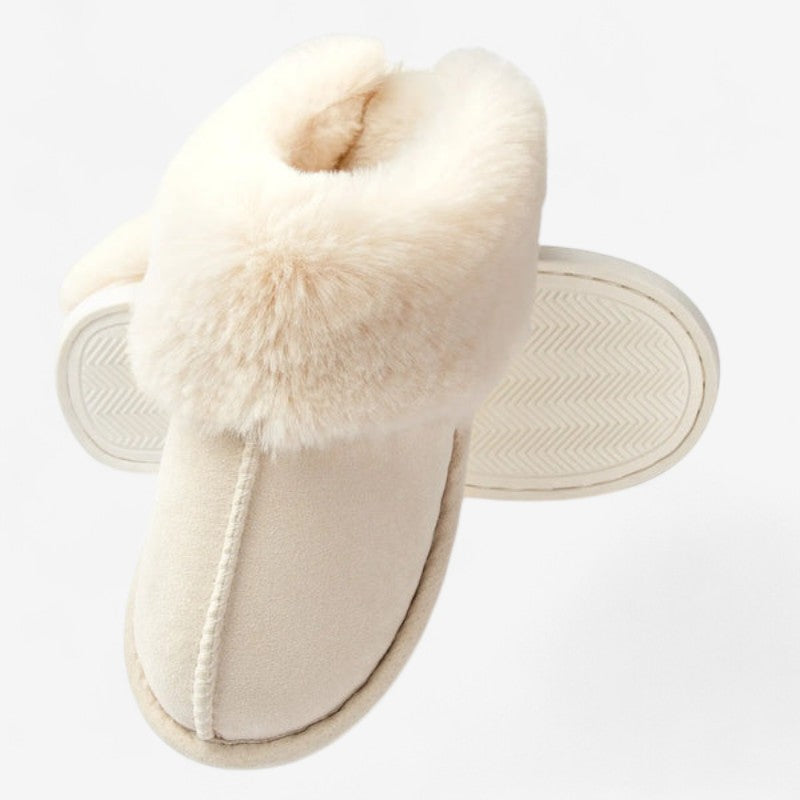 Mireya – Tøfler med Rund Tå og Dra-På Design