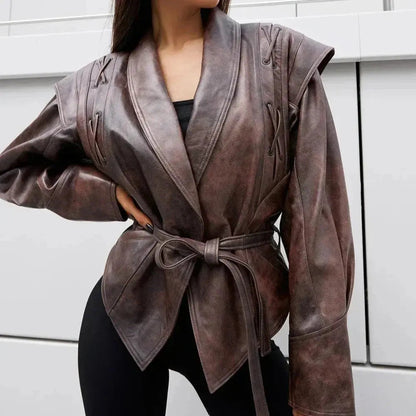 Maxine - Stilig jakke med V-hals og moderne snitt for en elegant silhuett og uanstrengt stil