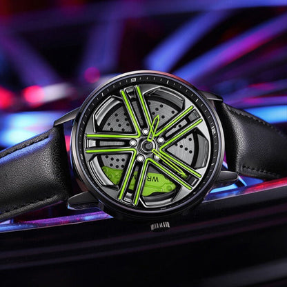 SpinTime - Spinnhjulsklokke med 3D-rotasjon i hul form