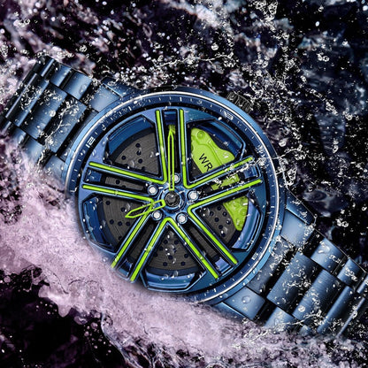 SpinTime - Spinnhjulsklokke med 3D-rotasjon i hul form