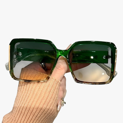 Laina – Stilige overdimensjonerte solbriller med gradientlinser