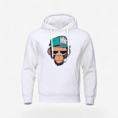 Alex – Hettegenser med Lange Ermer, Frontlommer og Ribbekanter