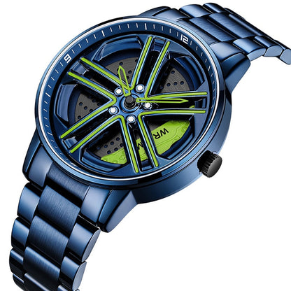 SpinTime - Spinnhjulsklokke med 3D-rotasjon i hul form