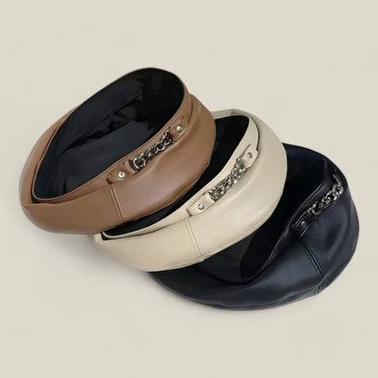 Riley - Stilig malerinspirert barett med komfortabelt, isolert fôr