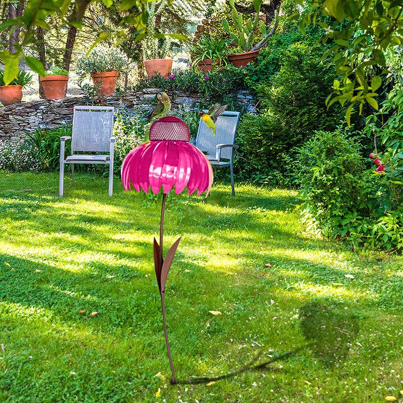 Aspen - Coneflower Bird Feeder med elegant blomsterdesign tiltrekker seg ville fugler