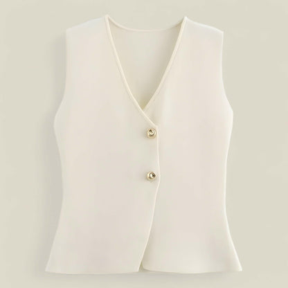 Sophia - Elegant todelt sett med strikket cardigan og plissert midiskjørt