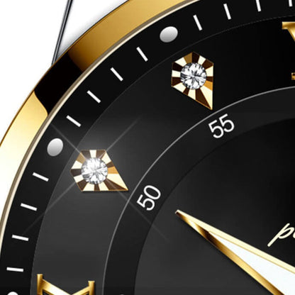 Leo - Luksusklokke i rustfritt stål med datofunksjon