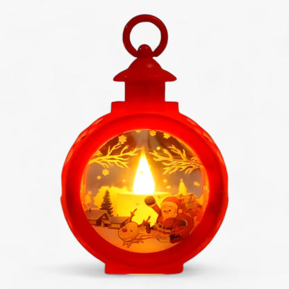 FrostGlow - Dekorativ snømannslampe med LED-lykt simulert til jul