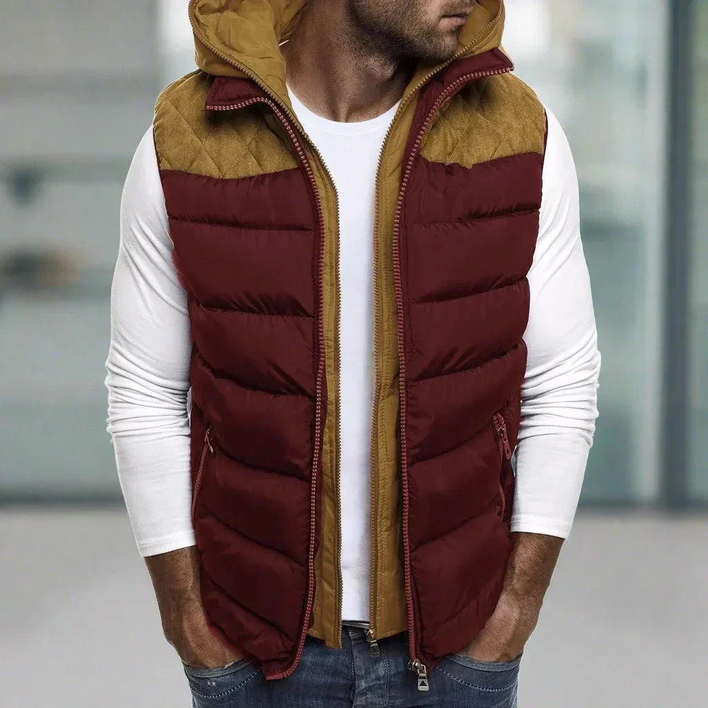 Ryan - Premium hettevest med glidelåslommer for et raffinert utseende