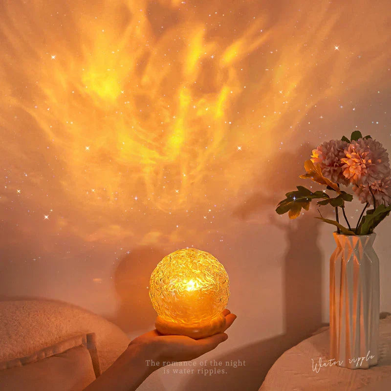 AquaDream - Vannbølger projektorlampe for en rolig atmosfære