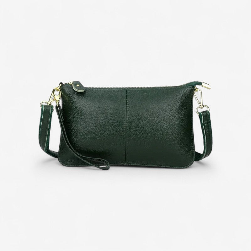 Ashley – Håndveske med spennestrå og glidelåslommer