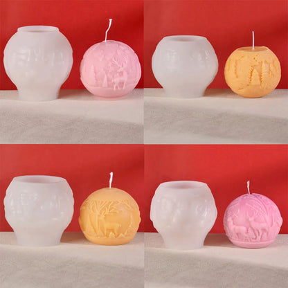 ForestGlow - Relieffform til festlig dekorasjon av stearinlys