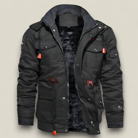 Variant image for Cillian - Elegant Taktisk Bomberjakke med Hette til Menn-1