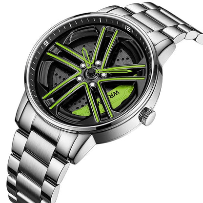 SpinTime - Spinnhjulsklokke med 3D-rotasjon i hul form