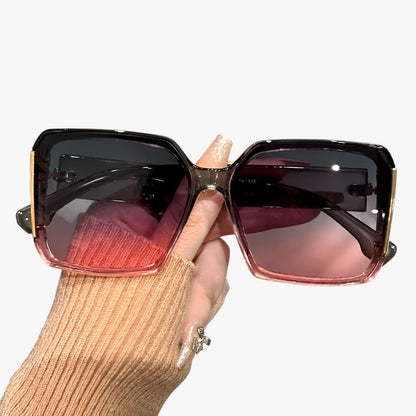 Laina – Stilige overdimensjonerte solbriller med gradientlinser