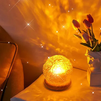 AquaDream - Vannbølger projektorlampe for en rolig atmosfære