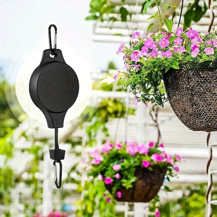 HangEase - Justerbar Hengende Kroker for Planter og Kurver | 1+1 Gratis