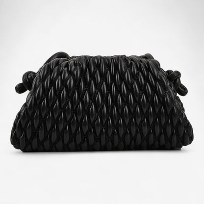 Sophia – Sateng Clutch veske med Romslig Interiør