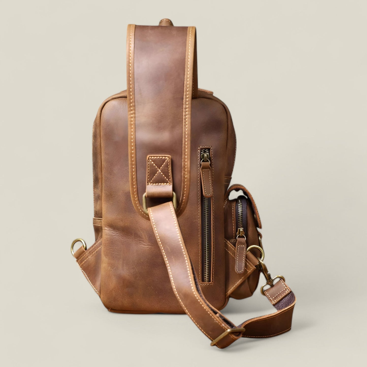Ely - Elegant Vintage-Inspired Skulderveske Dame-3