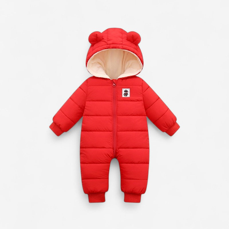 SnuggleBee – Babydrakt med Hette og Glidelås foran