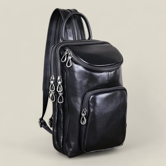 Emil - Elegant Allsidig Brystveske/Ryggsekk med Romslig Design-1