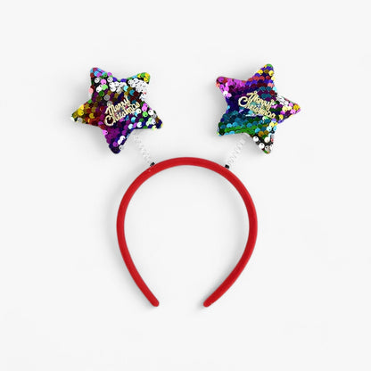 Glam - Komfortabelt julepannebånd med tiara