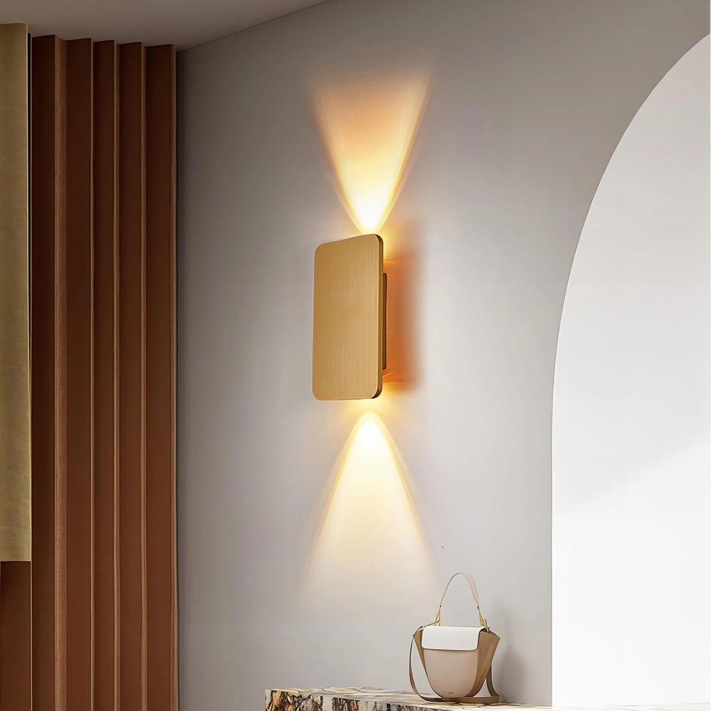 LumoFrame - Rektangulær vegglampe for moderne interiør