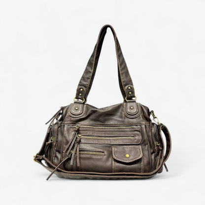 Chloe – Håndveske med justerbare stropper og flere glidelåslommer