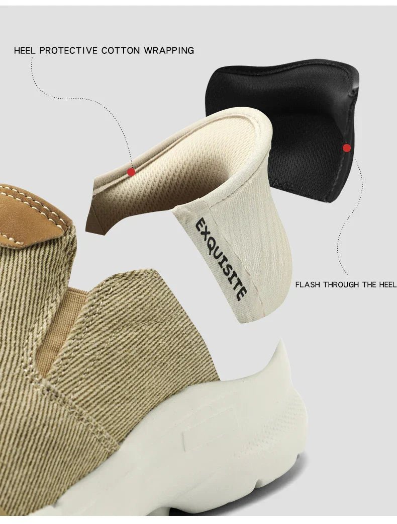 Oliver - Slanke slip-on-loafers med elastiske sidepaneler