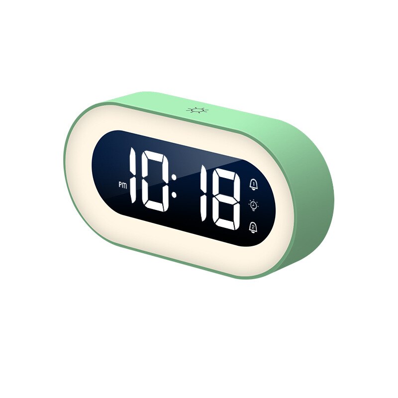 TimeGlow – Digital Vekkerklokke med Nattlys