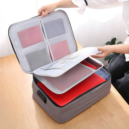 VaultMate - Stilig Dokumentarrangør med Sikkerhetslås