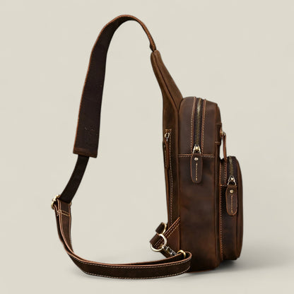 Enzo - Elegant Robust Brystveske med Romslig Kapasitet-2