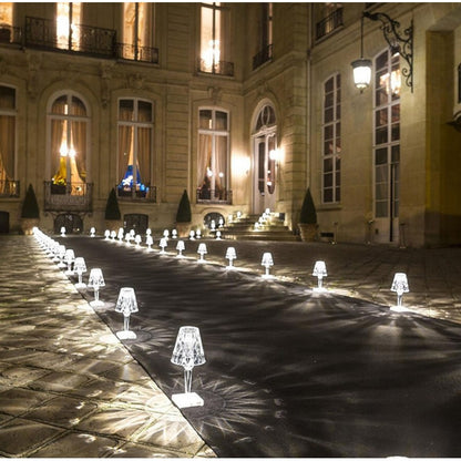 GlowNest – Oppladbar Krystall Bordlampe med Berøringskontroll